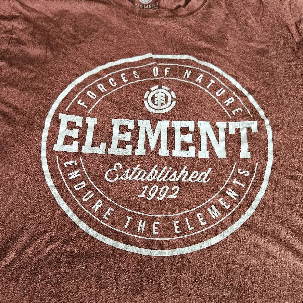 Element T Shirt, Euc, Brownish, Large